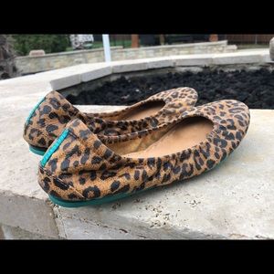 Tieks Leopard Flats Size 8